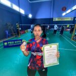 Juara 2 Ganda Taruna Putri pada ajang Kejurkot PBSI Kota Yogyakarta 2026
