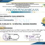 Medali Perunggu Science and Math Competition (SMC) ke-3 tahun 2026 tingkat Nasional